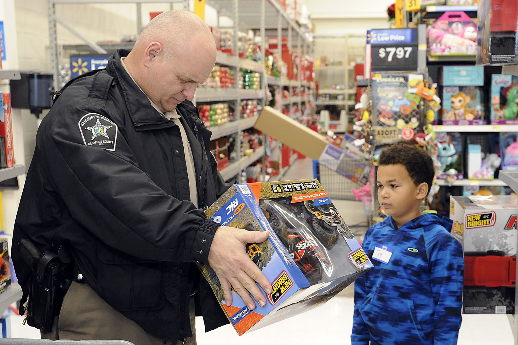 Cops & Kids Christmas shopping